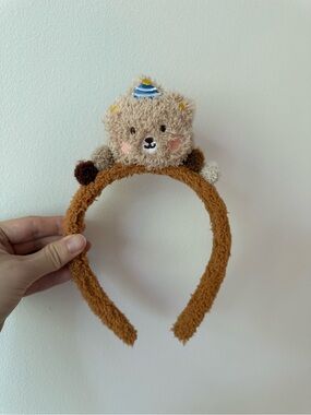 Plush Bear Fuzzy Headband